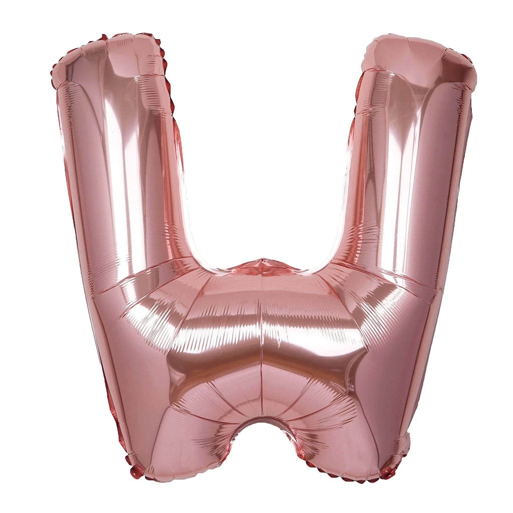 Buy Giant Letter W Rose Gold Mylar Balloon 40in for only $3.99 by[product_brand]