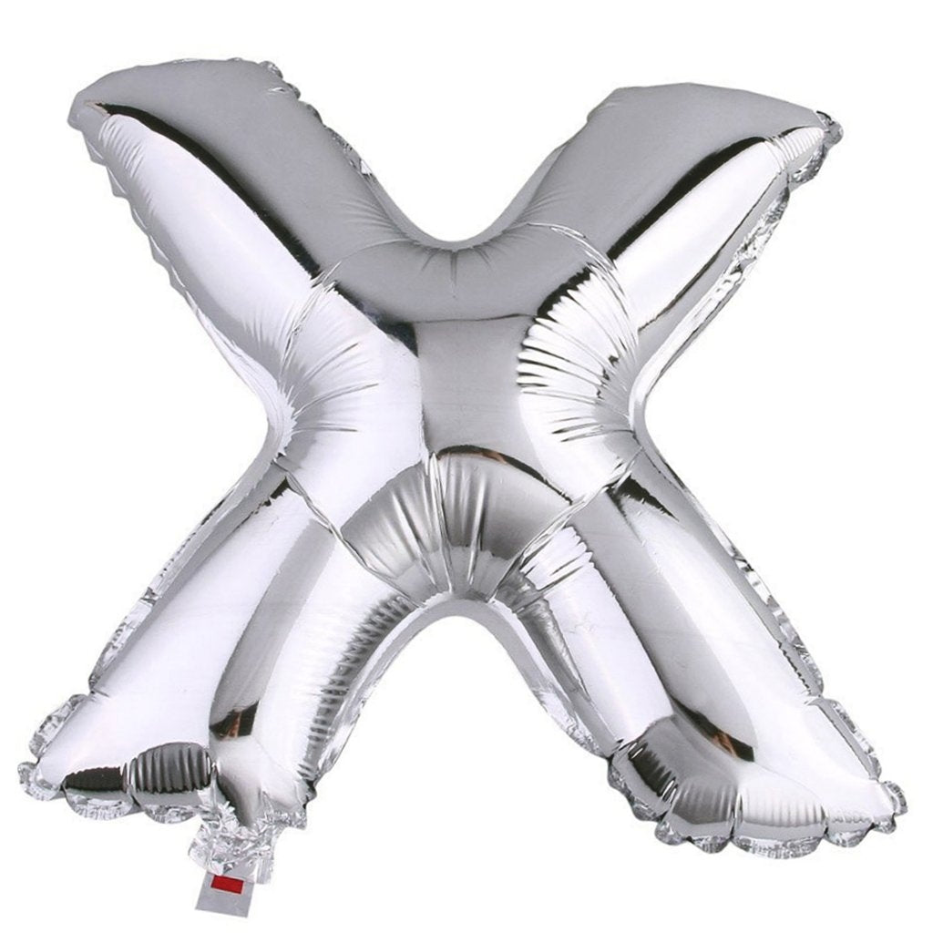 Buy Giant Letter X Silver Mylar Balloon 40in for only $3.99 by[product_brand]