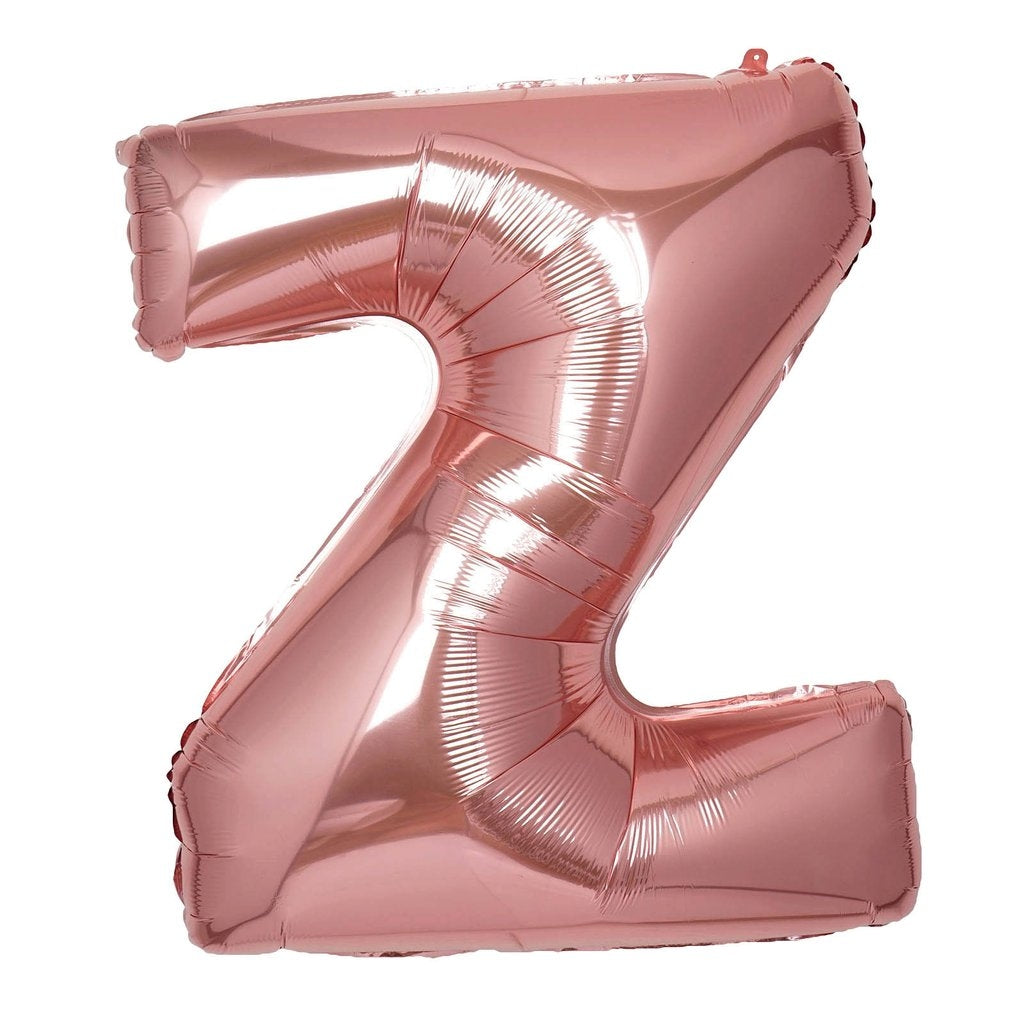 Buy Giant Letter Z Rose Gold Mylar Balloon 40in for only $3.99 by [product_brand]
