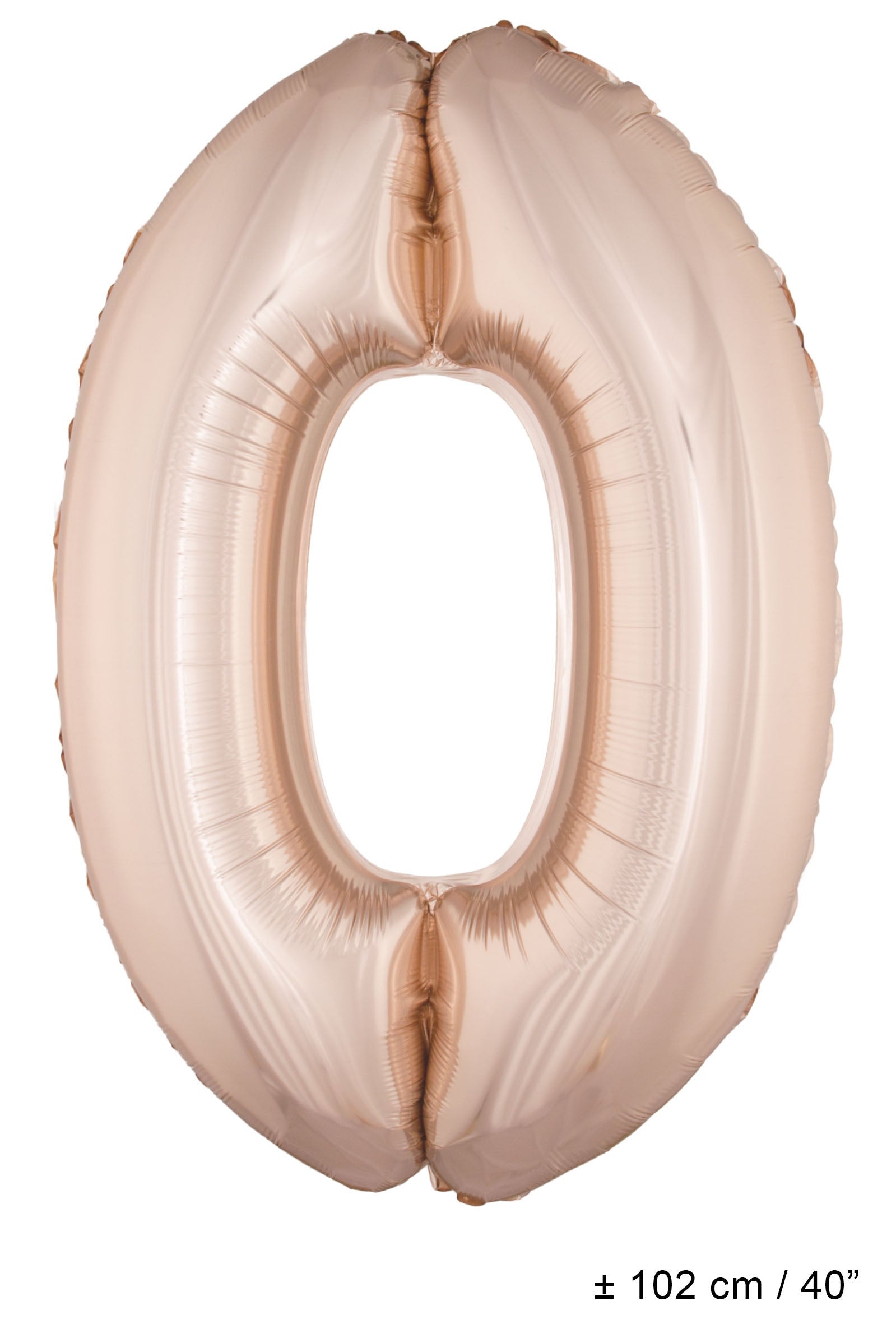 Buy Giant Number 0 Rose Gold Mylar Balloon 40 in for only $3.99 by[product_brand]
