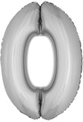 Buy Giant Number 0 Silver Mylar Balloon 40in for only $3.99 by[product_brand]