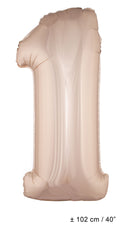 Buy Giant Number 1 Rose Gold Mylar Balloon 40in for only $3.99 by[product_brand]