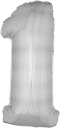Buy Giant Number 1 Silver Mylar Balloon 40in for only $3.99 by[product_brand]