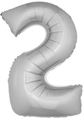 Buy Giant Number 2 Silver Mylar Balloon 40in for only $3.99 by[product_brand]