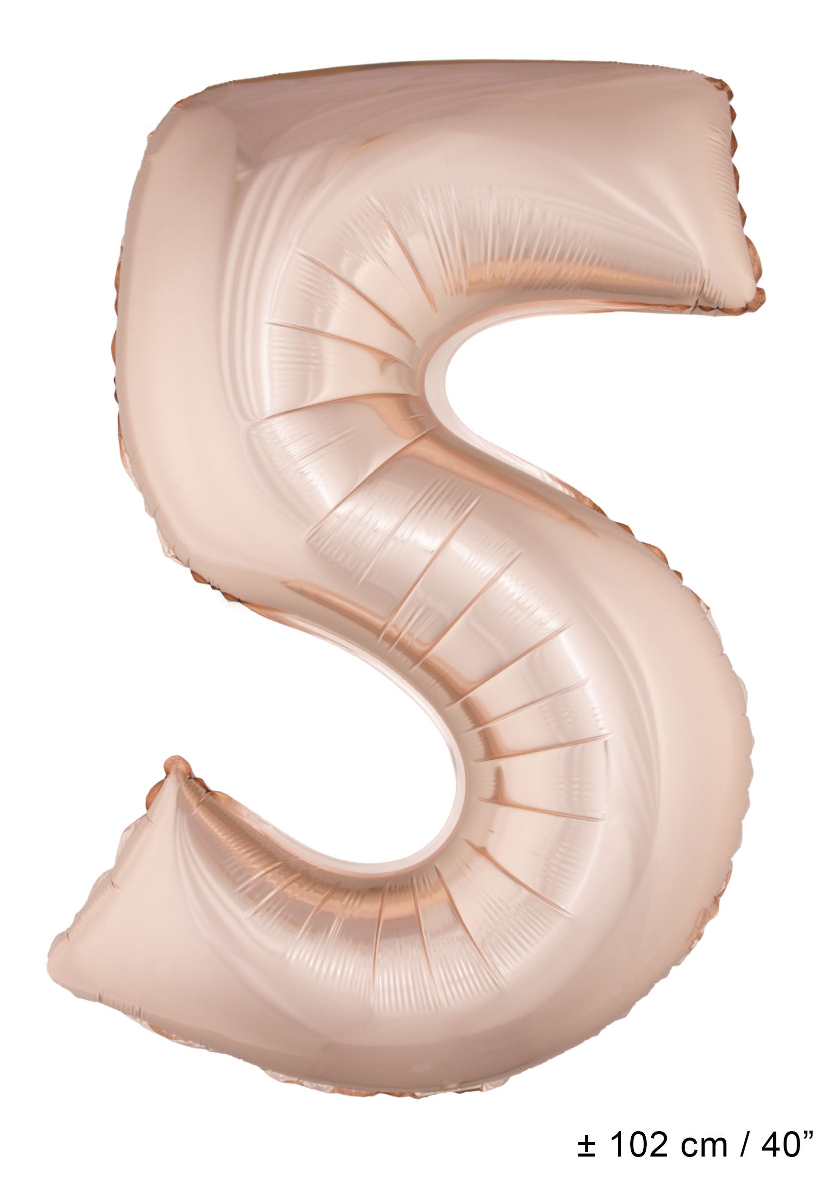Buy Giant Number 5 Rose Gold Mylar Balloon 40in for only $3.99 by[product_brand]