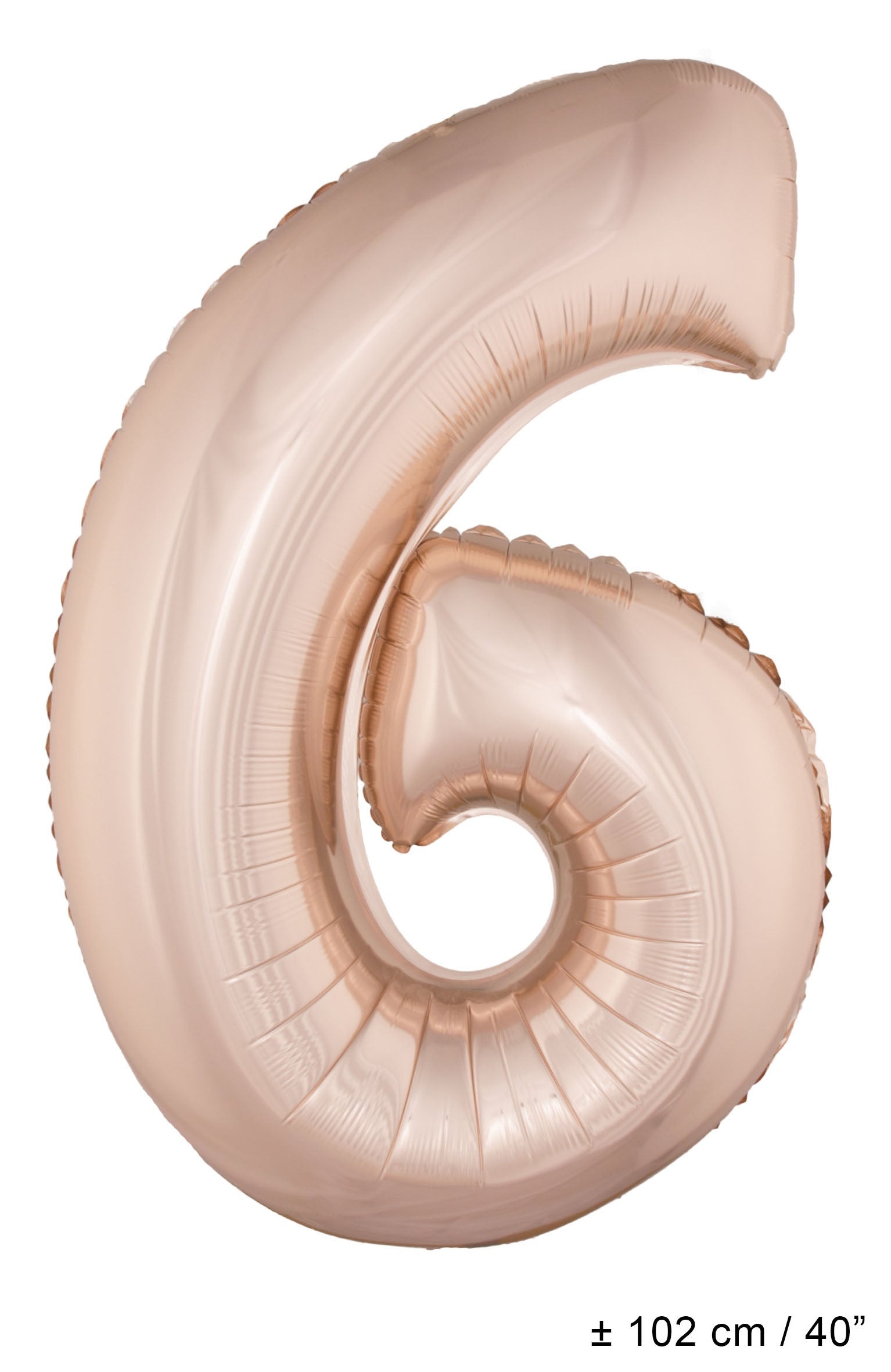 Buy Giant Number 6 Rose Gold Mylar Balloon 40in for only $3.99 by[product_brand]