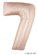 Buy Giant Number 7 Rose Gold Mylar Balloon 40in for only $3.99 by[product_brand]
