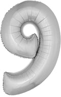 Buy Giant Number 9 Silver Mylar Balloon 40in for only $3.99 by[product_brand]