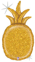Buy Gold Glitter Pineapple 35" Foil Balloon for only $7.59 byBetallic