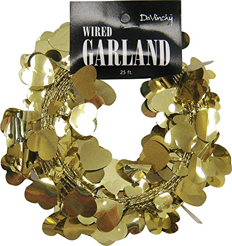 Buy Gold Heart 25' Wire Garland for only $3.59 byRubies