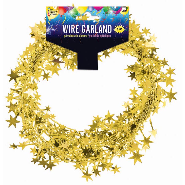 Buy Gold Star 25' Wire Garland for only $3.99 byForum