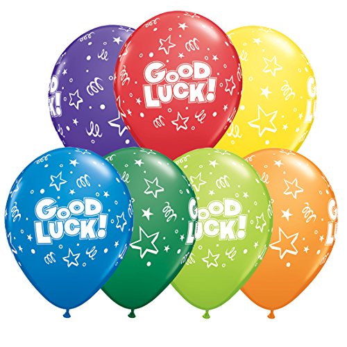 Buy Good Luck  Stars Around  11" latex Balloons 6ct for only $4.99 byQualatex Balloons
