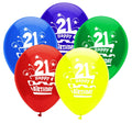 Buy Happy 21st Birthday Cake 12" Latex Balloons 8ct for only $3.79 byPioneer Balloons