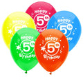 Buy Happy 5th Birthday Party 12" Latex Balloons 8ct for only $3.79 byPioneer Balloons