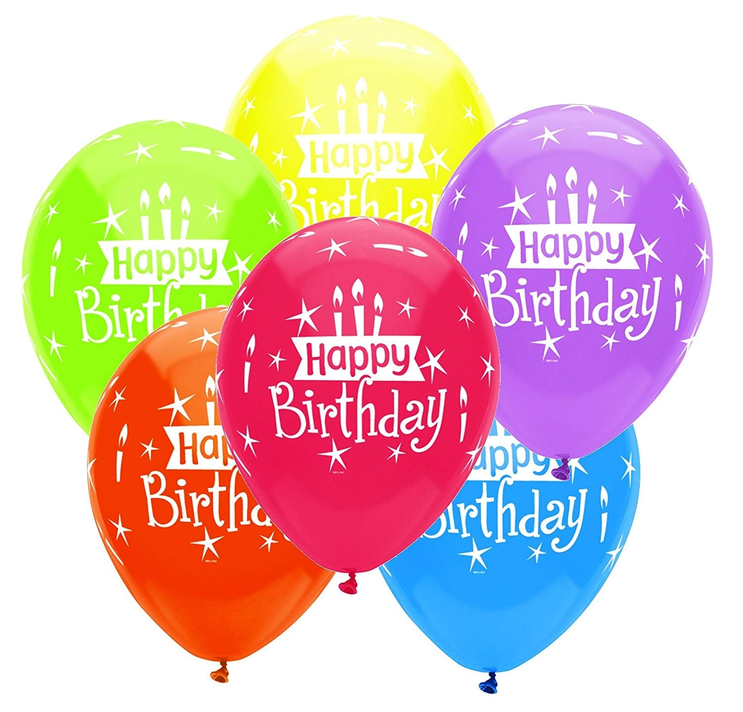 Buy Happy Birthday Candles 12inch Latex Balloons 6ct for only $3.79 byPioneer Balloons