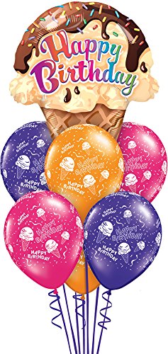 Buy  Happy Birthday Ice Cream Cone Balloon Bouquet  for only $9.99 by [product_brand]