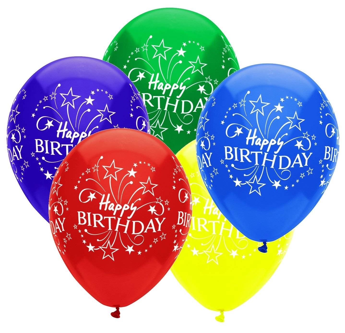 Buy Happy Birthday Shooting Stars 12 inch Latex Balloons 6ct for only $3.79 byPioneer Balloons