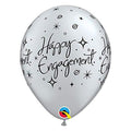 Buy Happy Engagement Sparkles 11" Latex Balloons 6 ct for only $5.99 byQualatex Balloons