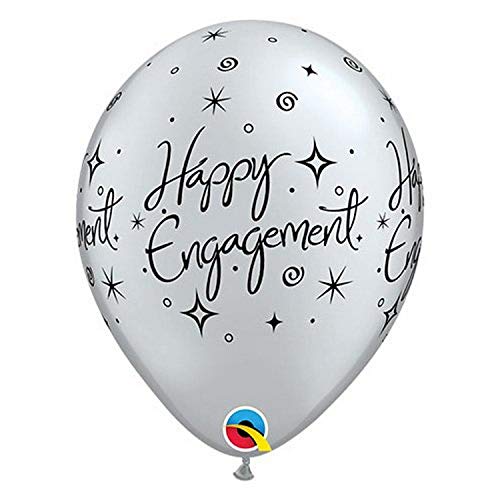 Buy Happy Engagement Sparkles 11" Latex Balloons 6 ct for only $5.99 byQualatex Balloons