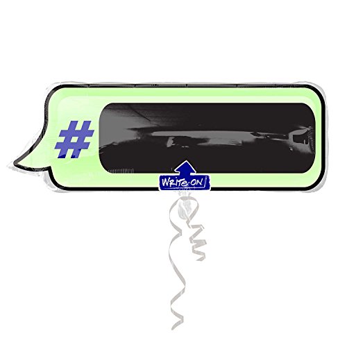 Buy  Hashtag Text Bubble 24" x 13" Super Shape Write On Foil Balloon for only $7.02 by[product_brand]