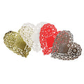 Buy Heart Doilies – 6" Assorted Colors Red White Gold Silver Doilies (100 count) for only $14.99 by Hygloss