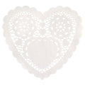 Buy Heart Shaped 6" White Paper Doilies (30 count) for only $4.19 by Unique