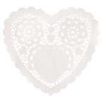Buy Heart Shaped 6" White Paper Doilies (30 count) for only $4.19 by Unique