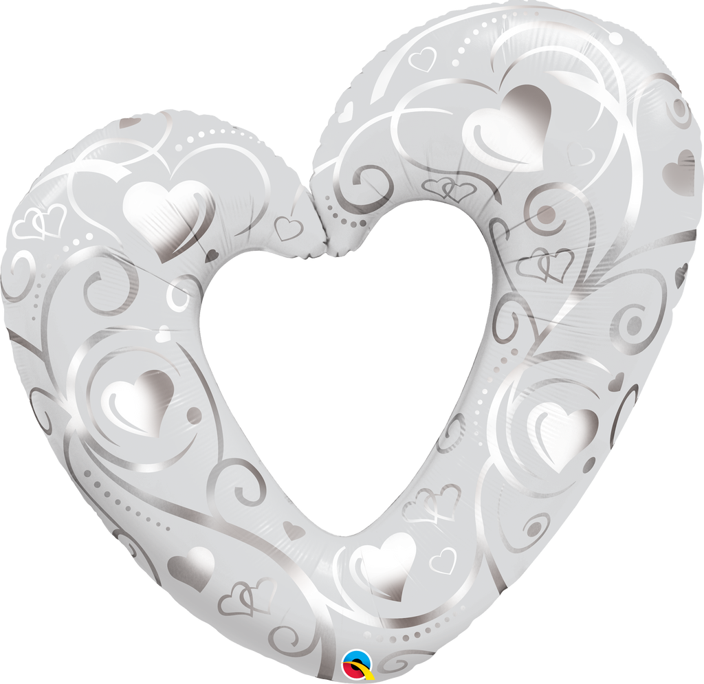Buy Hearts & Filigree Pearl White 42" Foil Love Balloon for only $13.29 byAnagram