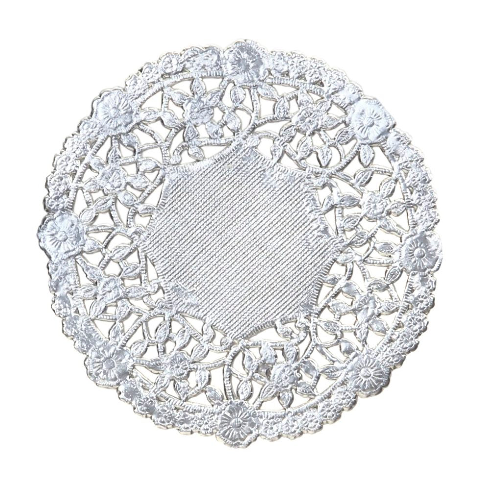 Buy Hygloss 6" Silver Foil Doilies - Round Doilies 12 Pack for only $5.39 byHygloss