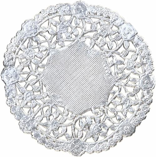 Buy Hygloss 10" Silver Foil Round Doilies (12 count) for only $9.99 by Hygloss