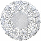 Buy Hygloss 10" Silver Foil Round Doilies (12 count) for only $9.99 by Hygloss
