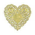 Buy Hygloss 4" Gold Heart Paper Doilies (12 count) for only $5.85 byHygloss