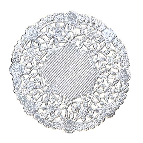Buy Hygloss 4" Silver Foil Doilies - Round Doilies 12 Pack for only $4.49 byHygloss