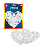 Buy Hygloss 4" White Heart Paper Lace Dollies (36 count) for only $4.05 byHygloss