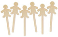 Buy Hygloss Natural Wood Popsicle Sticks 6.25 " High - 6 Pcs for only $11.69 byHygloss