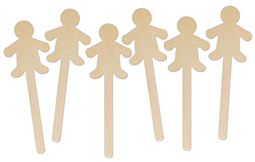 Buy Hygloss Natural Wood Popsicle Sticks 6.25 " High - 6 Pcs for only $11.69 byHygloss