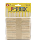 Buy Hygloss  Natural Wood Popstix 4.5" 150pcs for only $5.39 byHygloss