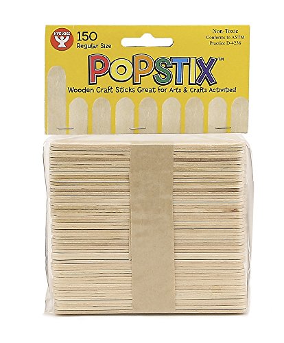 Buy Hygloss  Natural Wood Popstix 4.5" 150pcs for only $5.39 byHygloss