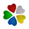 Buy Hygloss Products 6" Holographic Shape  Hearts in Assorted Designs and Colors 10 Per Pack for only $13.49 byHygloss
