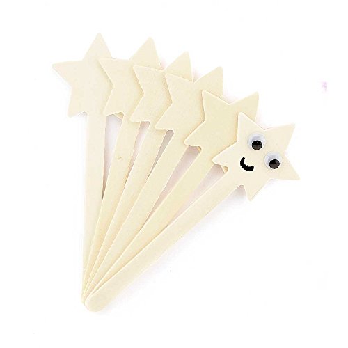 Buy Hygloss Products Natural Wood Popsicle Sticks - 6.25" Star Shape, 6 Pcs for only $11.69 byHygloss