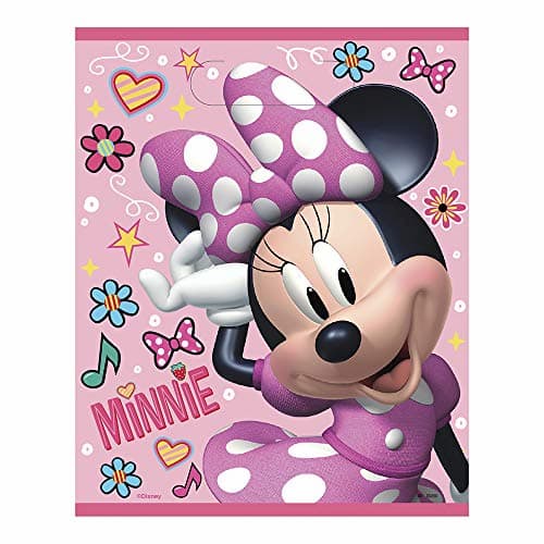 Buy Iconic Minnie Mouse Plastic Loot Bags - 11" x 7.5", 8 Pcs for only $7.99 by Unique