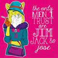 Buy Ideal Home Range 20-Count Rosanne Beck Boho Animals Paper Cocktail Napkins, The Only Men I Trust for only $9.99 byBoston International