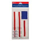 Buy  Impact Innovations Patriotic Window Clings Red/White/Blue Gel 5-1/2 in. x 12 in. for only $2.99 by[product_brand]
