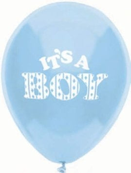 Buy It's a Boy Sky Blue 12" Printed Latex Balloons 8ct for only $3.79 byPioneer Balloons