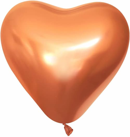 Buy Kalisan 12" Mirror Chrome Copper Heart Latex Balloons (50 count) for only $21.99 by Kalisan