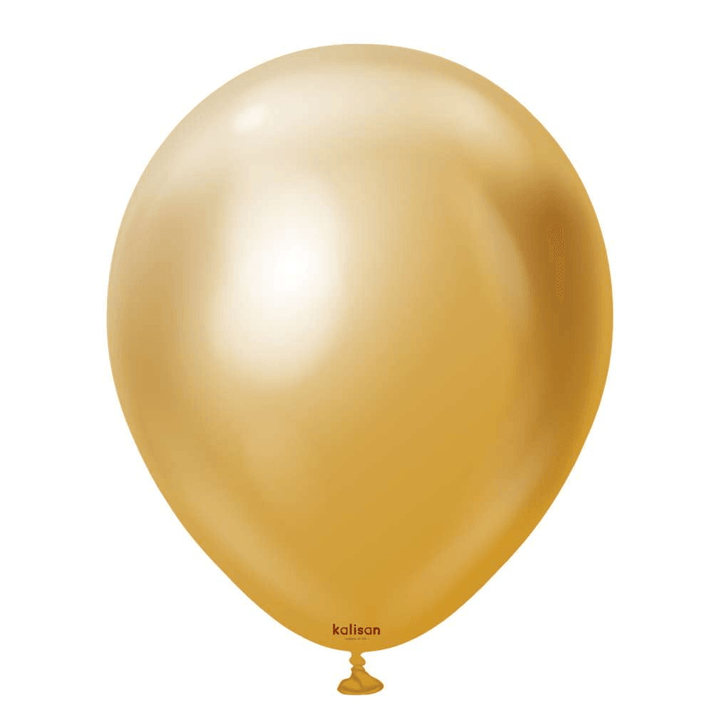 Buy Kalisan 12" Mirror Chrome Gold Latex Balloons XL SuperSize (250 count) for only $79.99 by Kalisan