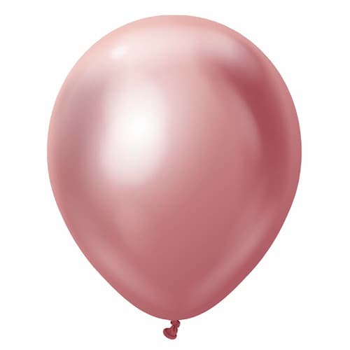 Buy Kalisan 12" Mirror Chrome Pink Latex Balloons (50 count) for only $19.99 by Kalisan