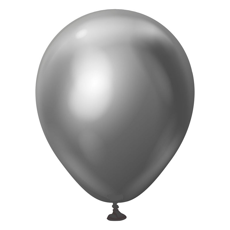 Buy  Kalisan Mirror Chrome Space Grey 5" Latex Helium Balloons  50ct for only $11.69 byKalisan