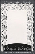 Buy Lace Rectangular Paper Doilies, 9.75" x 14.25", White, 8 Pieces for only $3.19 by Unique