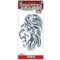 Buy Lion Tribal Temporary FX Tattoo for only $7.99 by Tinsley Transfers